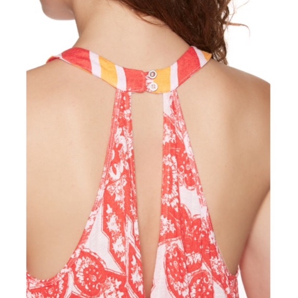 Free People Mimi Printed Halter Neck Tunic Dress - Picture 4 of 15